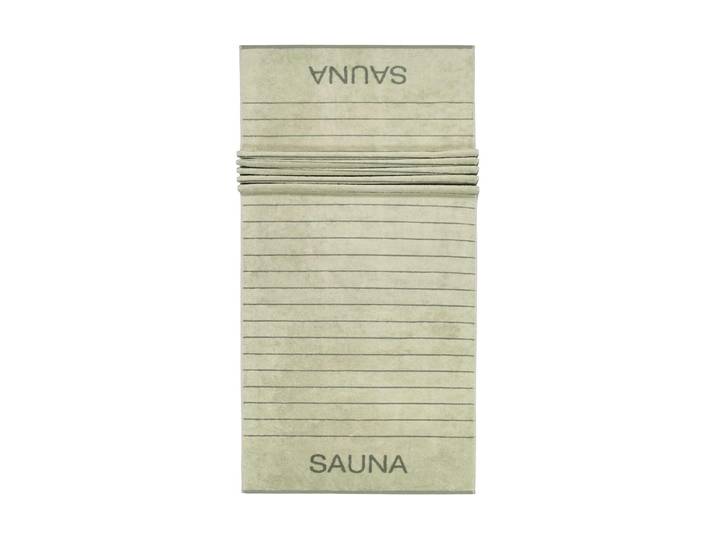Saunatuch CAWÖ Balance Doubleface , grün, B:80cm L:200cm, Baumwolle, Handtücher, Saunatuch