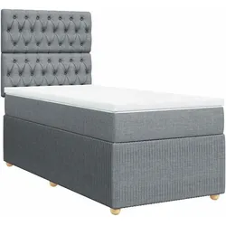 vidaXL, Boxspringbett, Mackenzie (Knopfheftung Design) (100 x 200 cm)
