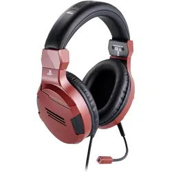 Bigben Stereo Headset V3 (Kabelgebunden), Gaming Headset, Rot