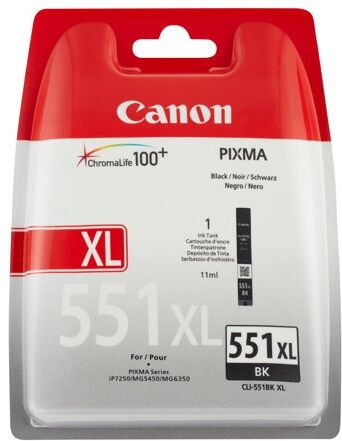 Canon CLI-551BK XL - High Yield - black - original - ink tank