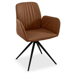 Musterring Stuhl Nando Leder Saddlebrown