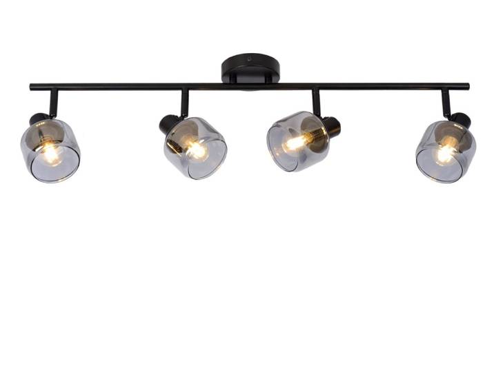 Plafonnier 4 spots en verre