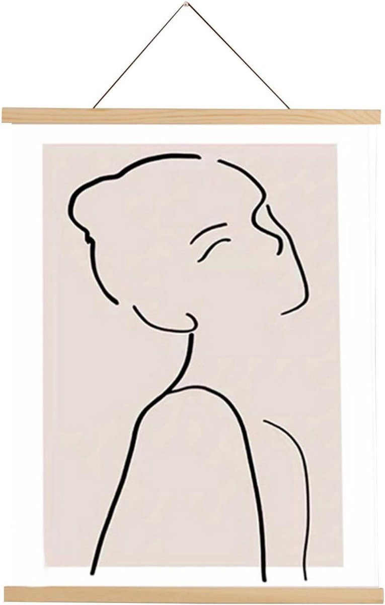 Magnetische Posterhanger Grenen Houten Fotolijst 41 cm