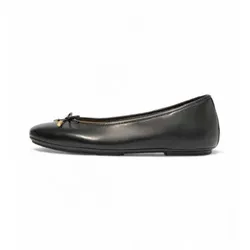 Fitflop für Damen. HX8-001 Schwarze Delicato Schleife Leder Ballerinas (38), Wohnung, Keine, Lässig, Party, Klassisch
