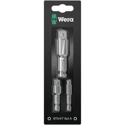 WERA 05073200001 - Bithalter Werkzeugschäfte, 6,3 mm auf 4-Kant