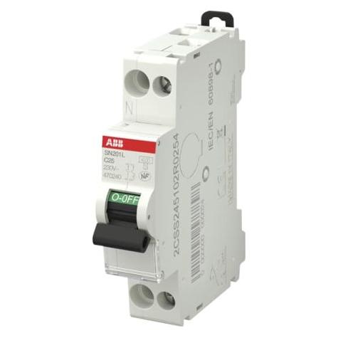 ABB SN201 MCB Leitungsschutzschalter Typ C, Pol 1P (470240)