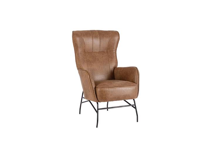 Design Loungesessel „Nasira“ Leder Bizzotto