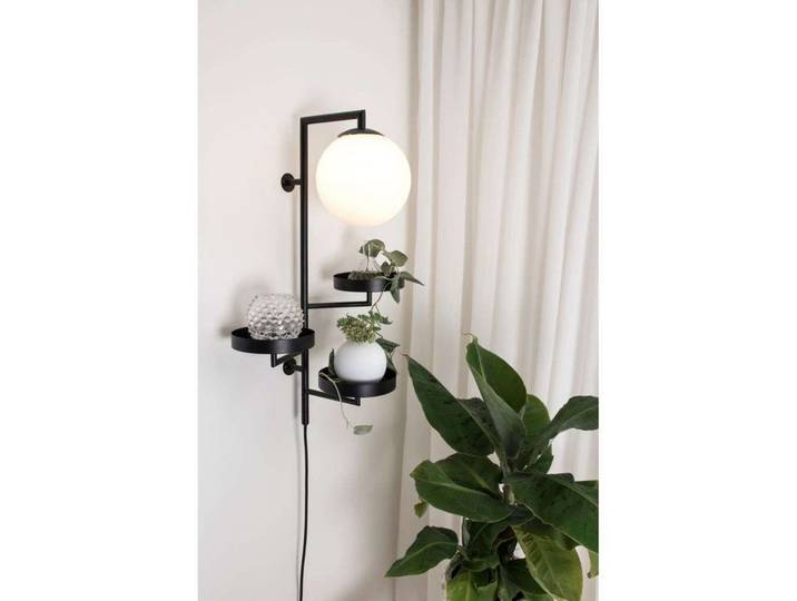 Astoria Wandleuchte Black - Globen Lighting - Wohnzimmer - Metall