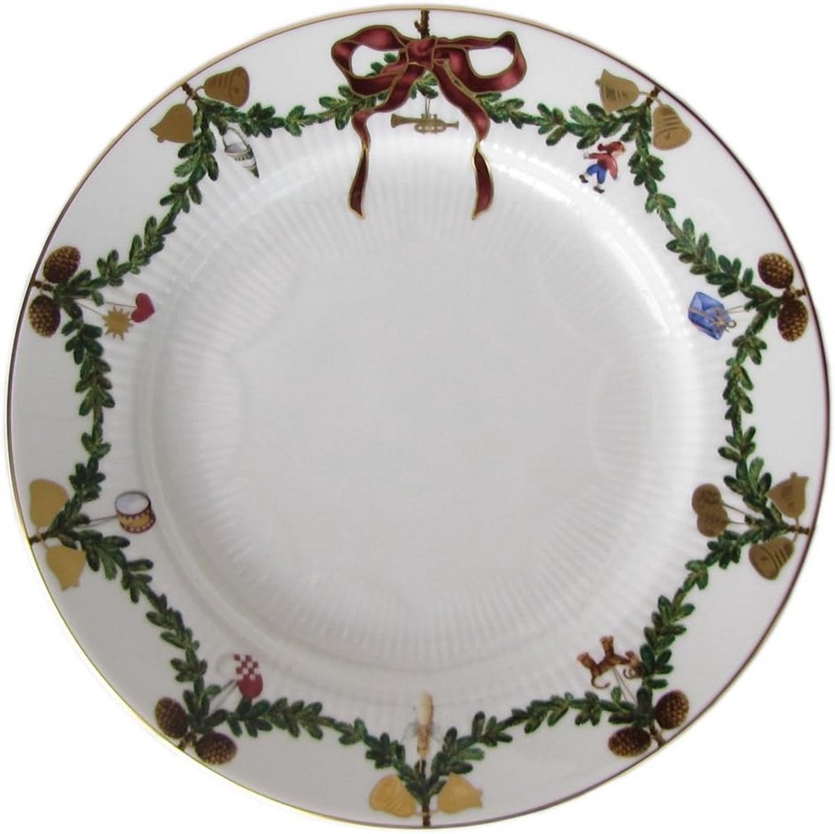 Decoratieve Platte Schaal 22 cm voor Feestdagen
