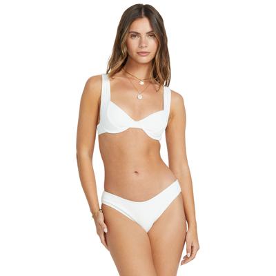 Bikini-Hose BILLABONG "Salt and Sol Bondi", Damen, Gr. M, weiß, Obermaterial:91% Polyester, 9% Elasthan., Badehosen Bikini-Hose