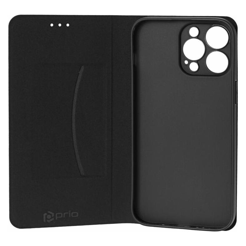 prio Book Case Fashion für iPhone 14 Pro Max schwarz-rot (Apple iPhone 14 Pro Max) (PBC-1138)