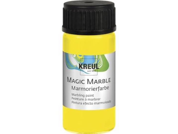 KREUL 73202 Magic Marble marmerverf, 20 ml, citroen