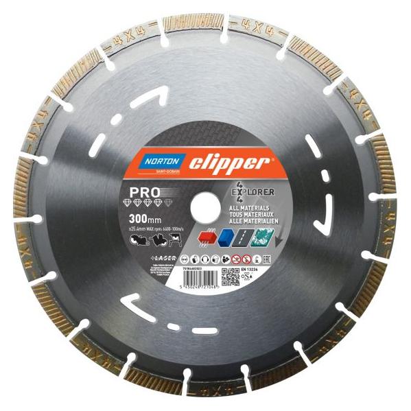 Norton Clipper Diamantscheibe Pro 4x4 Explorer Ø 230x22,23 mm (70184602021)