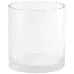 Glasvase, rund, 13,5 cm, 12,5 cm Ø
