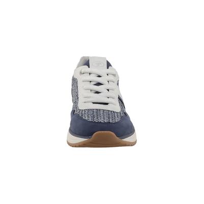 Sneaker TOM TAILOR "Tom Tailor Sneaker Low", Damen, Gr. 37, denim, Polyurethan, Schuhe Sneaker