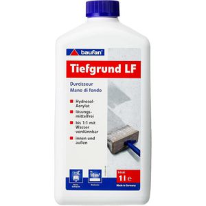 Baufan Tiefengrund Tiefengrund LF, Acrylhaftgrund, 1 Liter, für innen und außen, Reichweite ca. 10 m², lösemittelfrei