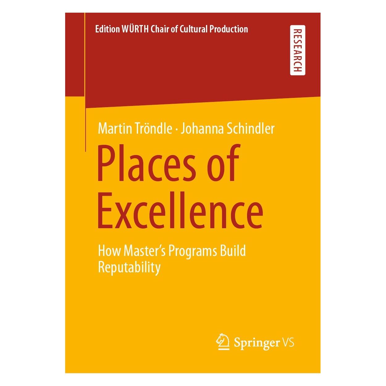 Springer Places of Excellence (Englisch, Hardcover, Johanna Schindler, Martin Tröndle) (9783658332822)