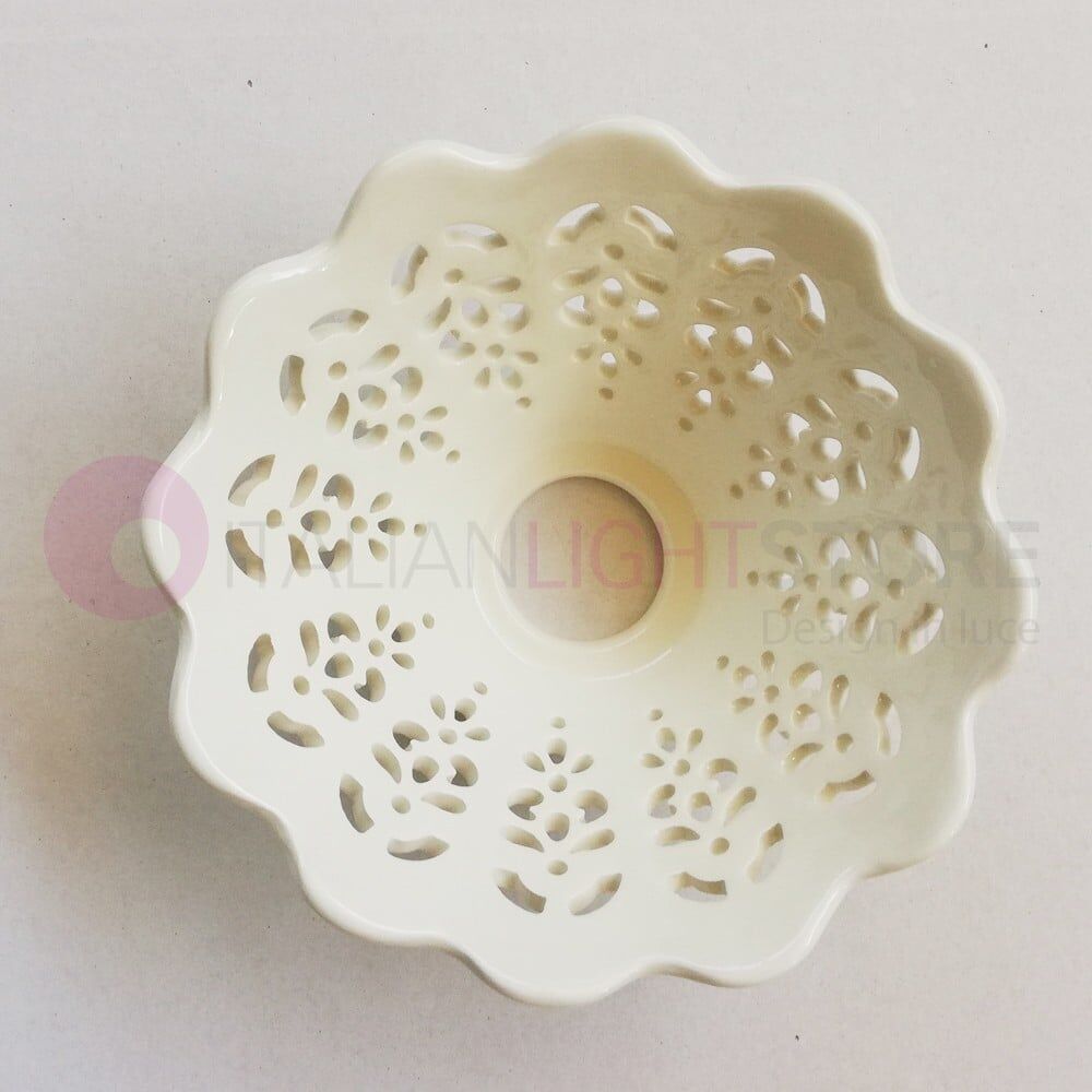 Volterra Coppa In Ceramica Traforata Ricambio D.18