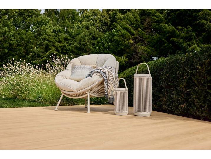 Suns Siano Lounge Chair Aluminium/Rope inkl. Kissen
