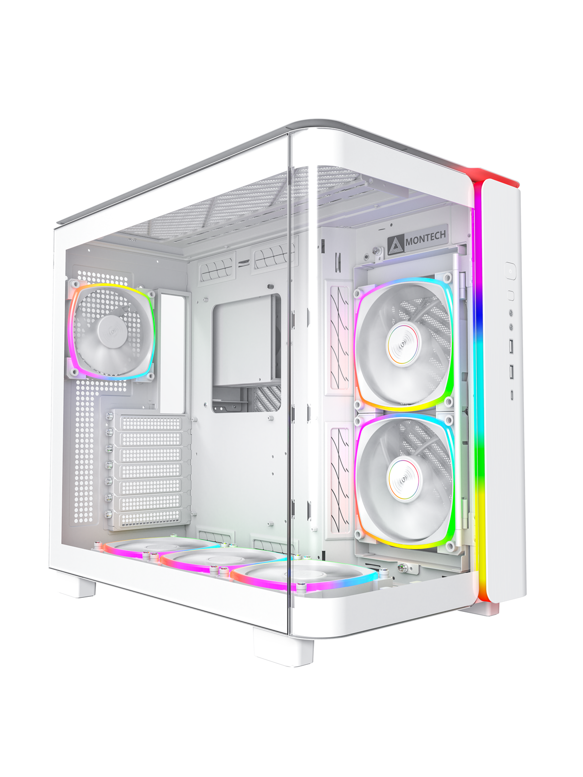 Montech King 95 Pro - White - Gehäuse - Miditower - Weiß