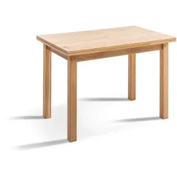 Komfort & Wohnen Esstisch mit Auszug Toledo I 110/170 x 70 cm Holz Asteiche