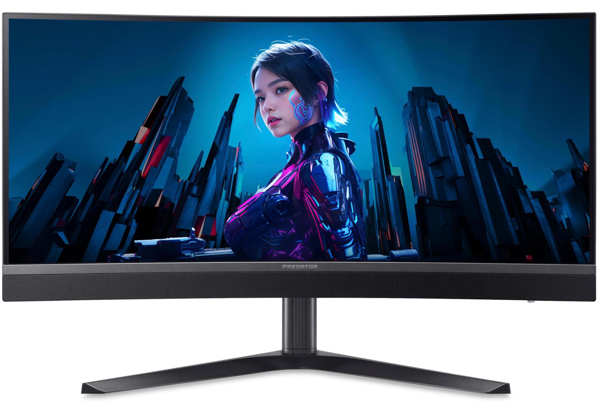 Acer Predator X34V3bmiiphuzx, 86,4 cm (34"), 3440 x 1440 Pixel, UltraWide Quad HD, LED, 1 ms, Schwarz