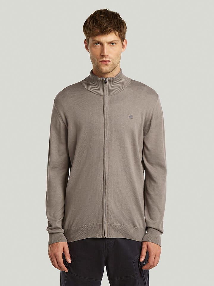 G-Star Cardigan in Taupe - M