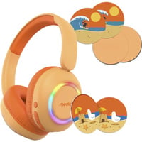 Life HE-1 Kids Bluetooth Kinderkopfhörer orange, Bluetooth, microSD, MP3-Player