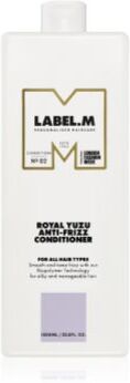 label.m Royal Yuzu condicionador para cabelos crespos e inflexíveis 1000 ml. Royal Yuzu