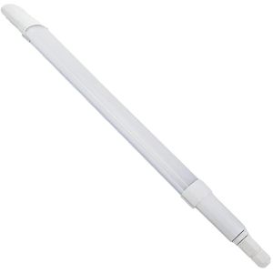 Luxula Feuchtraumleuchte LX200127, LED mit 9 Watt, 990 Lumen, IP65, durchverdrahtet, 4.000 Kelvin, 64 cm