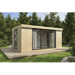 Wolff Finnhaus Design-Gartenhaus Himma 5434 isolierverglast - 94 mm