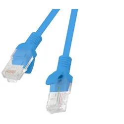 Lanberg PCU6-10CC-0050-B Netzwerkkabel Blau 0,5 m Cat6 U/UTP (UTP)