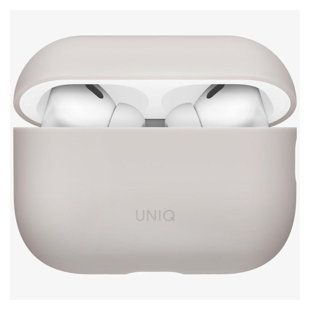 Uniq Case Lino for AirPods Pro 3 gen Silicone beige (Kopfhörer Hülle) (UNIQ-AIRPODSPRO3-LINOBEGIVY)