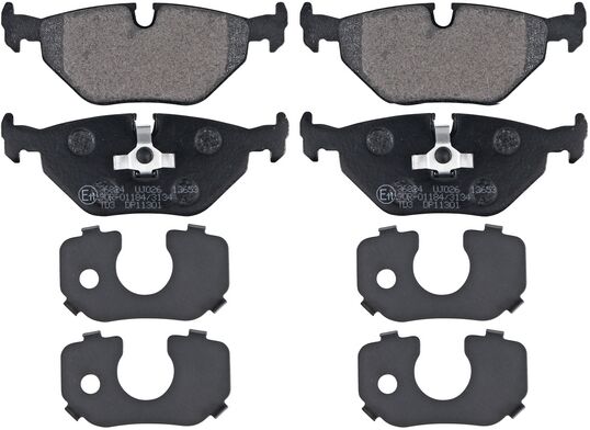 A.B.S. Bremsbelagsatz, Scheibenbremse 36824 Für Mg (Saic) Bmw Rover