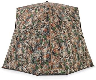 Costway 360° One Way See Through Ground Hunting Blind for Deer and Turkey Hunting