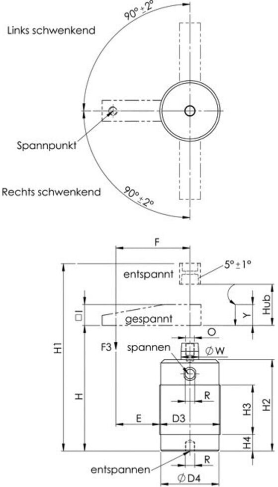 AMF Gabelspanneisen 6315GN mit Nase Nut 18 mm Länge 200 mm (70904)