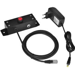 Virtuoso, Kasse Zubehör, Button for opening cash drawers Virtuos 24V, metal with cable, with electronic opening