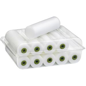 Colorus Farbwalze Classic fein, Schaumstoff, 10cm, für Lack & Kleber, 10 Stück