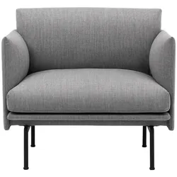 Muuto Outline Studio Chair, fiord 151 / schwarz
