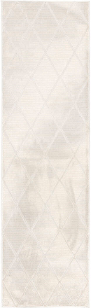 17 Stories Revive Solid Color Area Rug In Ivory Ivory Runner 69 x 244 cm