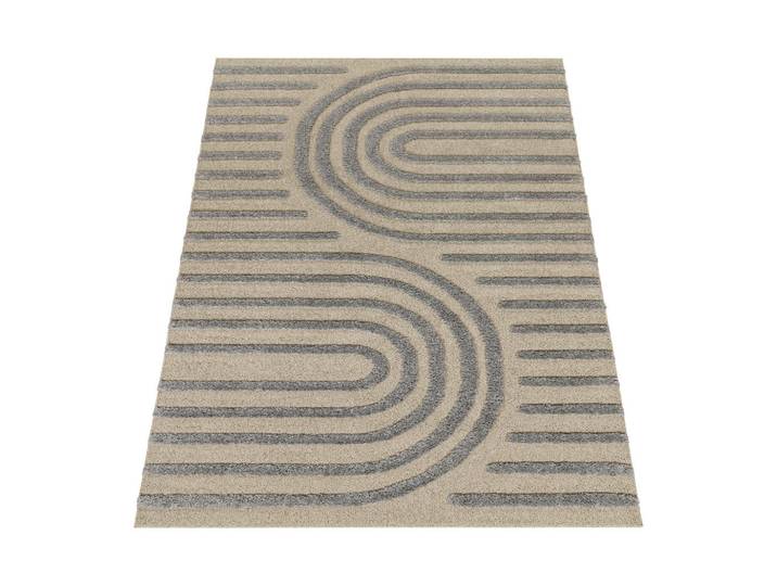 Paco Home Hochflorteppich 120/160 cm Genua 747, Grau, Rechteckig, 120x160 cm, strapazierfähig, für Fußbodenheizung geeignet, Teppiche und Böden, Teppiche, Hochflorteppiche & Shaggys