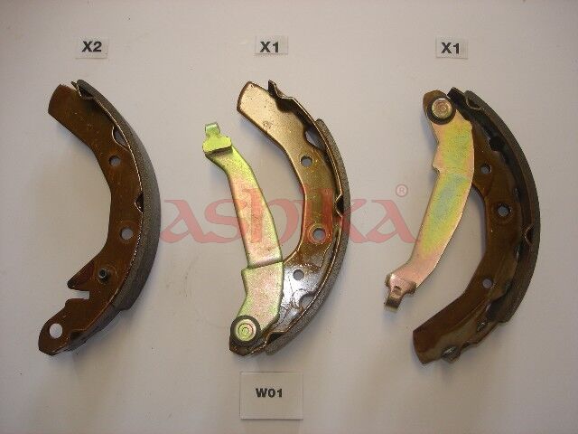 Ashika Bremsbackensatz 55-W0-001 Hinterachse Für Chevrolet Daewoo Proton Chery