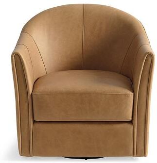 Vivian Swivel Chair - Butterscotch - Grandin Road