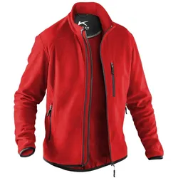 Kübler,  Fleecejacke mittelrot 3XL (3XL)