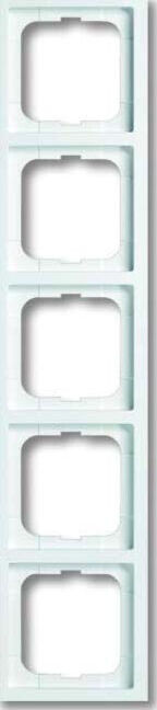 Busch-Jaeger Cadre 5-fach blanc studio, f.linear 1725-184K (2CKA001754A4239)