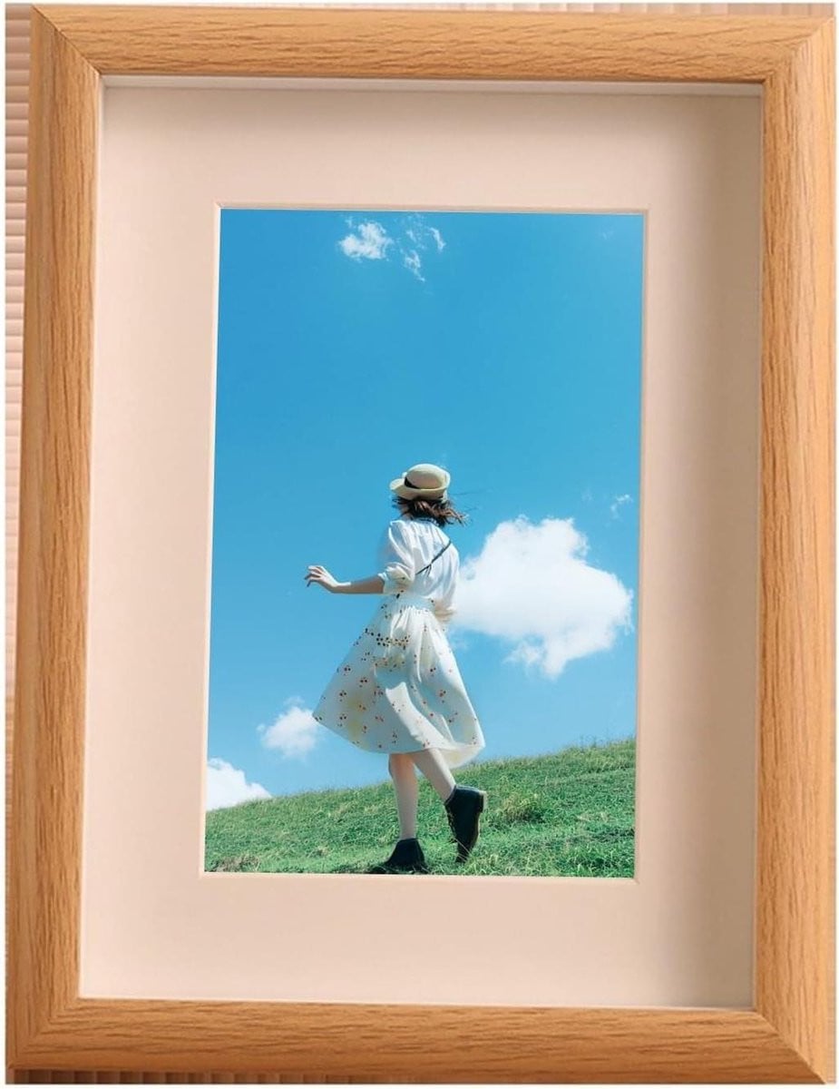Houten Fotolijst A3 - Tafelmodel - Houtkleur