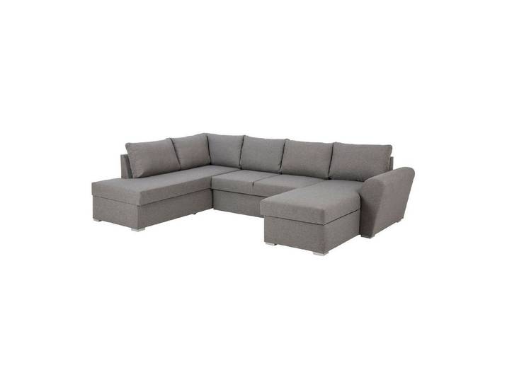 ACTONA GROUP Schlafsofa Stan Schlafsofa Chaiselong rechts, lichtgrau., 1 Teile