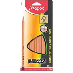 Maped, Bleistift, Bleistift 850046FC Gelb HB (HB, 10x)