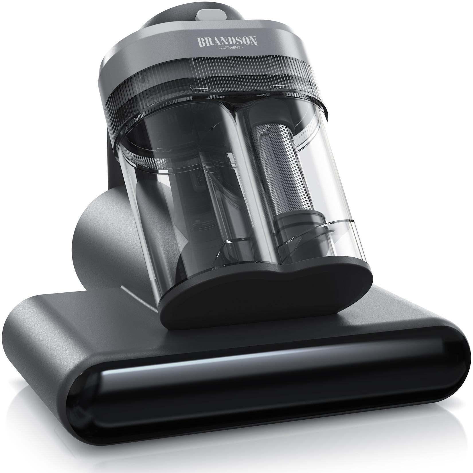 Brandson Matratzenreinigungsgerät Milbenstaubsauger, UV-C Sterilisationslicht, Handstaubsauger, 400 W, beutellos, HEPA Filter, für Betten, Polstermöbel, Bekleidung ideal für Allergiker