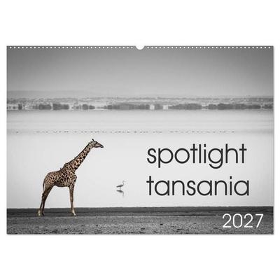 spotlight tansania (Wandkalender 2027 DIN A2 quer), CALVENDO Monatskalender